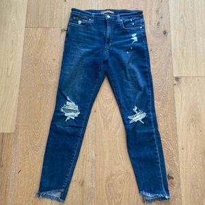 JOES High Rise Skinny Ankle distressed jeans (28) (stretch)